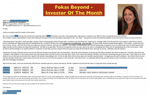 Kama, Fokas Beyond's Investor of the Month - Testimonials and Review