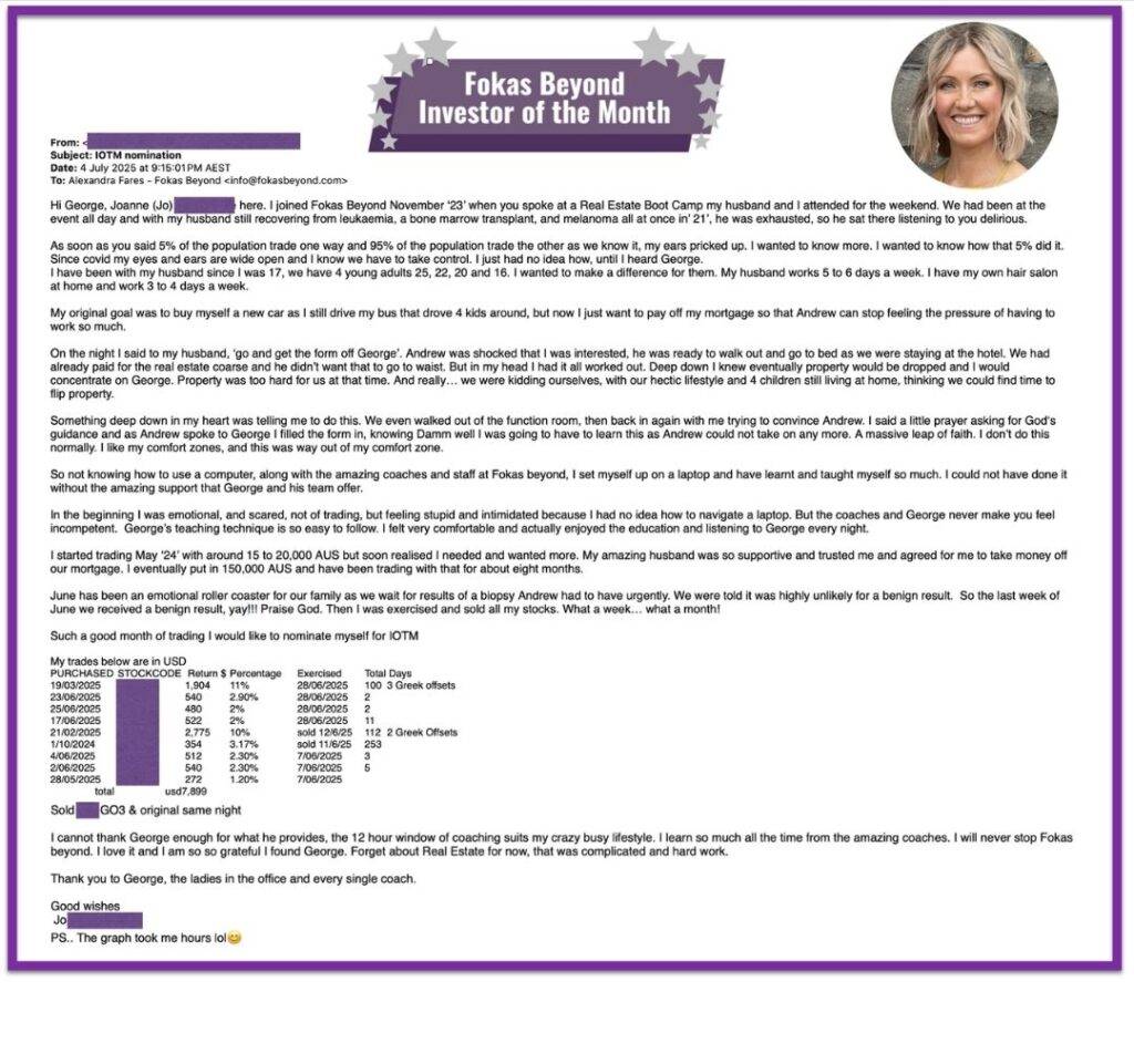 Investor of the month - 06 2025