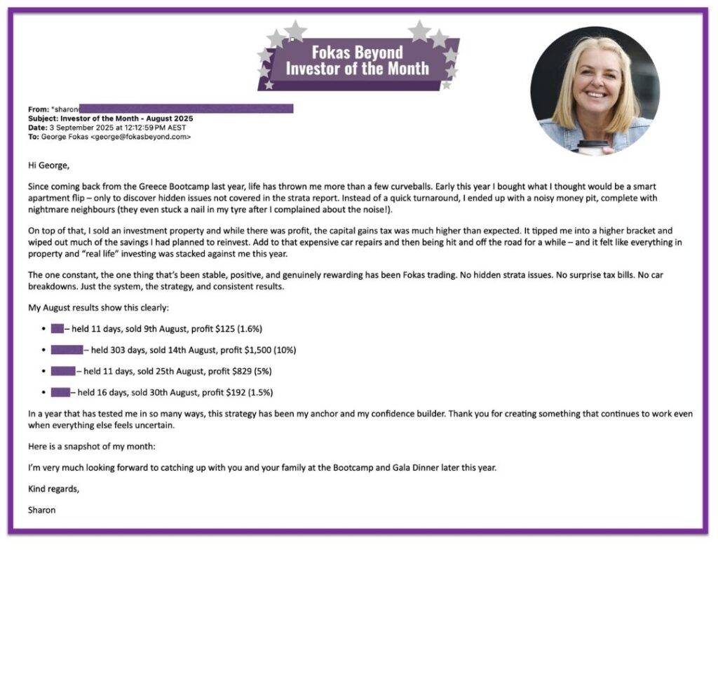 Investor of the month - 08 2025