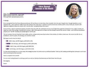 Investor of the month - 08 2025