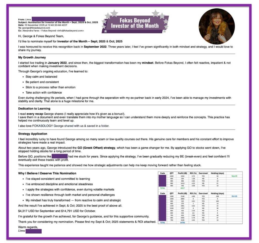 Investor of the month - 10 2025
