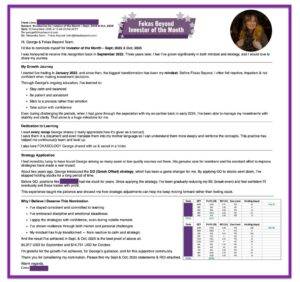 Investor of the month - 10 2025