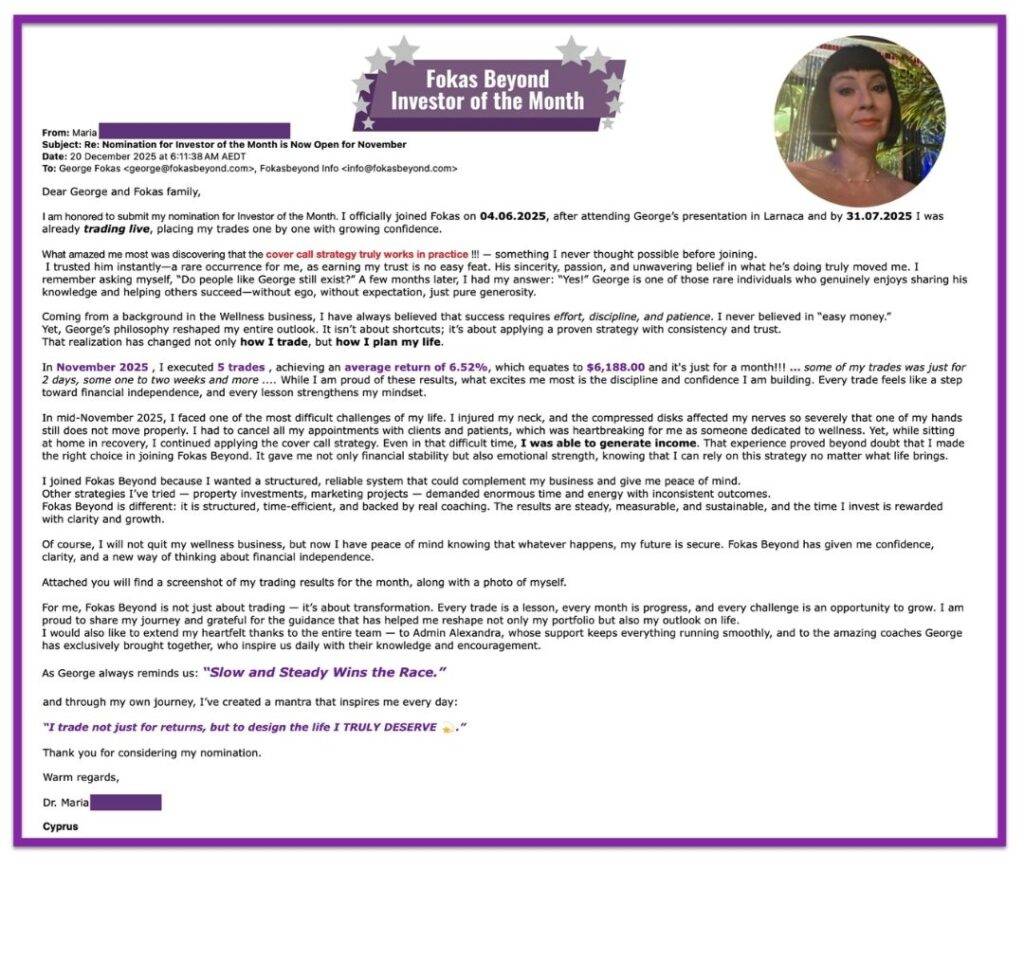 Investor of the month - 11 2025