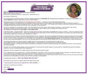 Investor of the month - 11 2025